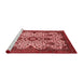 Modern Red Washable Rugs