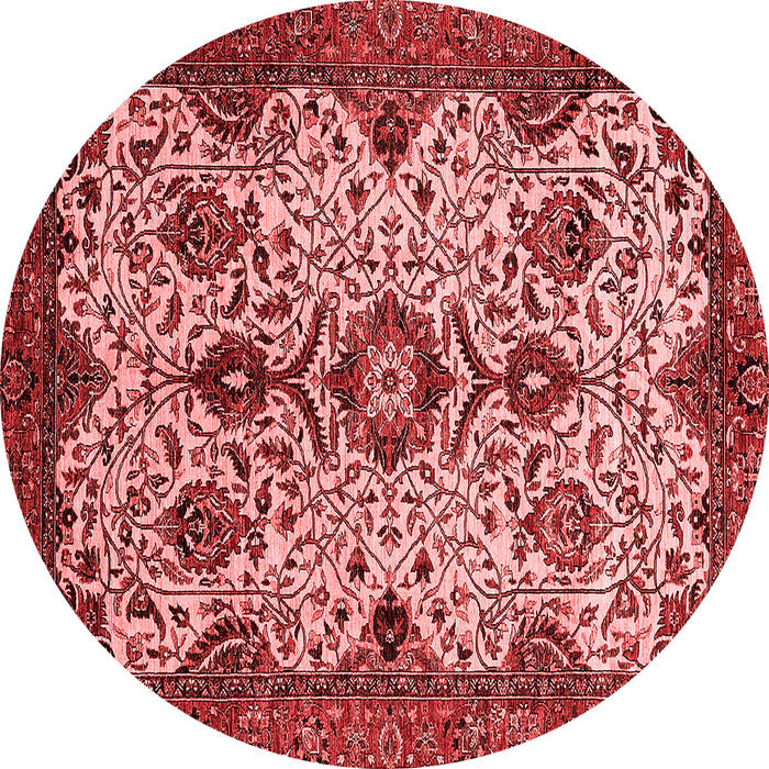 Abstract Red Modern Rug, abs343red