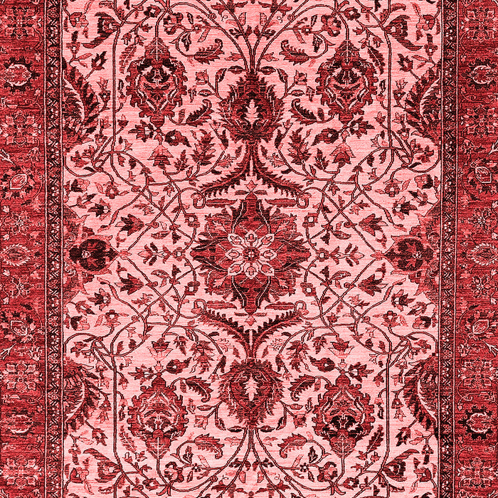 Machine Washable Abstract Red Modern Rug, wshabs343red