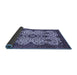 Sideview of Abstract Blue Modern Rug, abs343blu