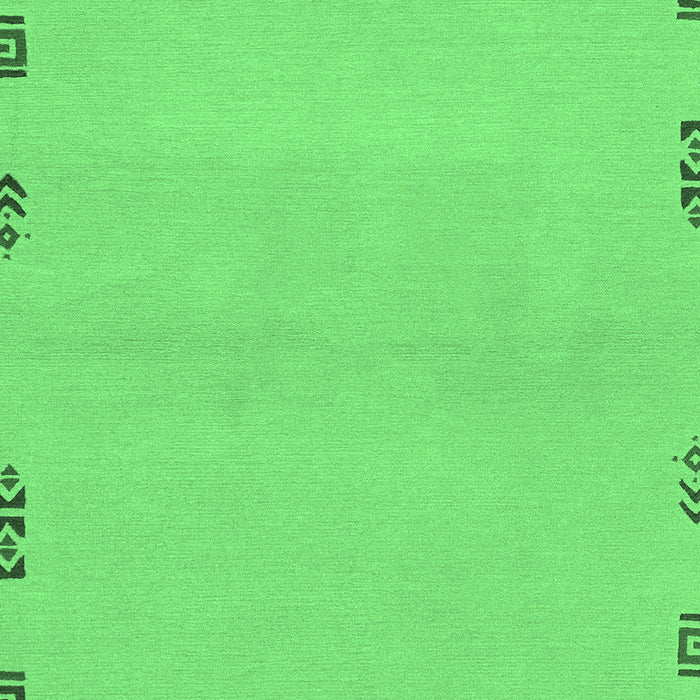 Abstract Emerald Green Modern Rug, abs3440emgrn