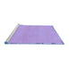 Sideview of Machine Washable Abstract Blue Modern Rug, wshabs3440blu