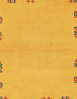 Abstract Orange Modern Rug, abs3440