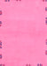 Abstract Pink Modern Rug, abs3440pnk