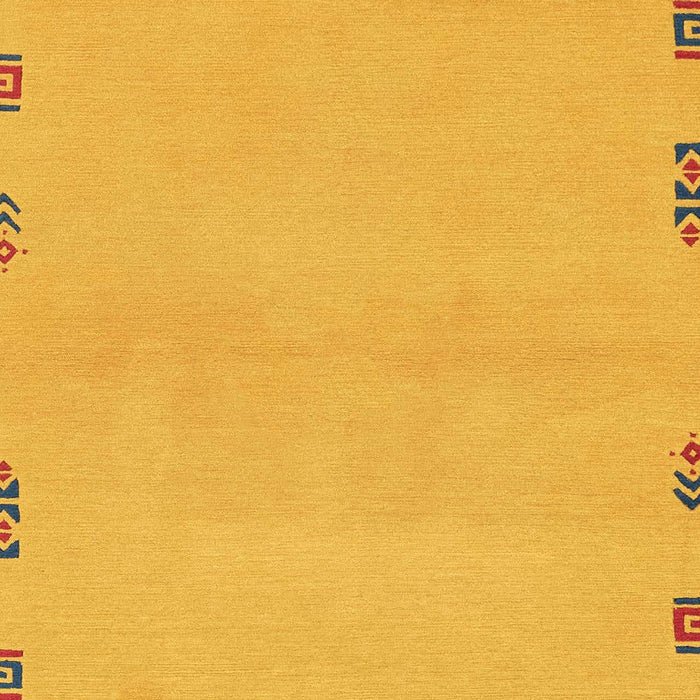 Machine Washable Abstract Orange Rug, wshabs3440