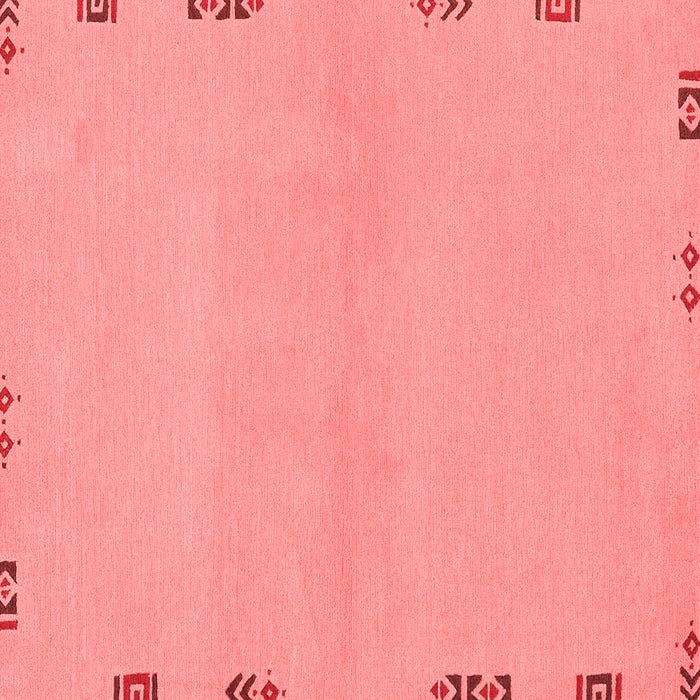 Machine Washable Abstract Red Modern Rug, wshabs3440red