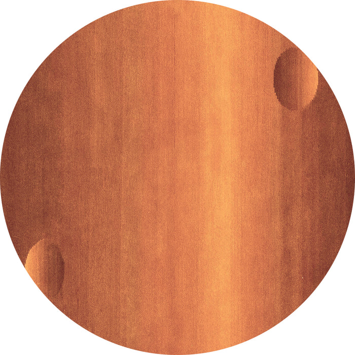 Round Abstract Brown Modern Rug, abs3441brn