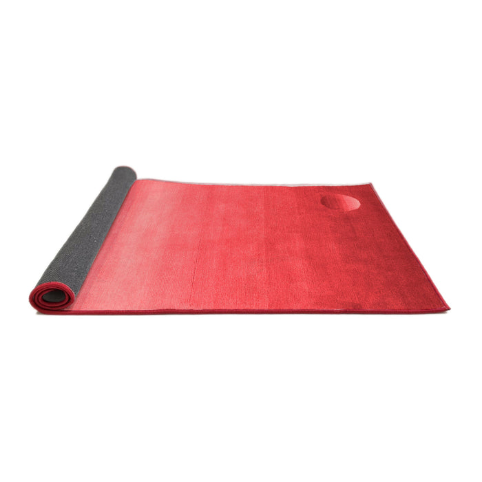 Abstract Red Modern Area Rugs