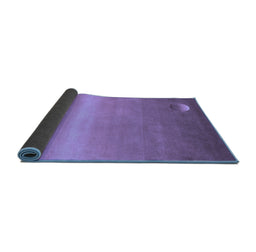 Sideview of Abstract Blue Modern Rug, abs3441blu