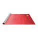 Modern Red Washable Rugs