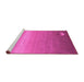 Sideview of Machine Washable Abstract Purple Modern Area Rugs, wshabs3441pur