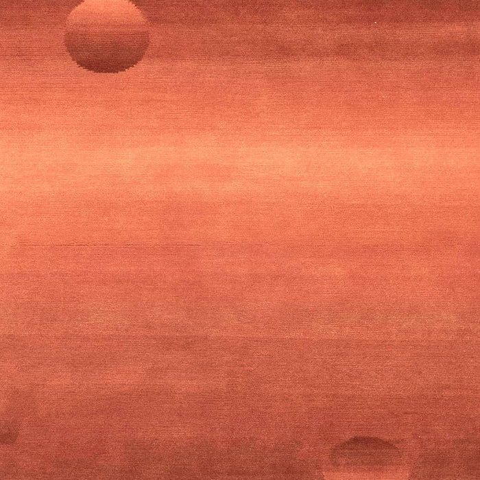 Machine Washable Abstract Orange Red Rug, wshabs3441