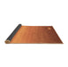 Sideview of Abstract Brown Modern Rug, abs3441brn