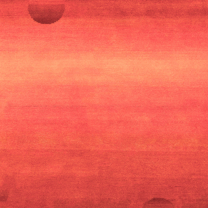 Machine Washable Abstract Orange Modern Area Rugs, wshabs3441org