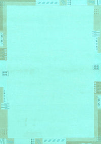 Solid Light Blue Modern Rug, abs3442lblu