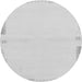 Round Solid Gray Modern Rug, abs3442gry