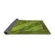 Sideview of Animal Green Modern Rug, abs3443grn