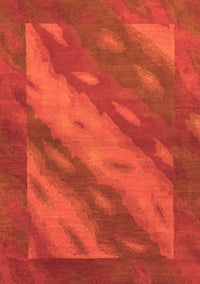 Animal Orange Modern Rug, abs3443org