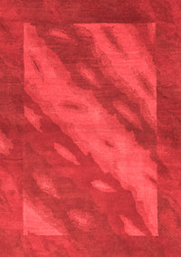 Animal Red Modern Rug, abs3443red