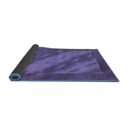 Sideview of Animal Blue Modern Rug, abs3443blu