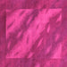 Square Animal Pink Modern Rug, abs3443pnk