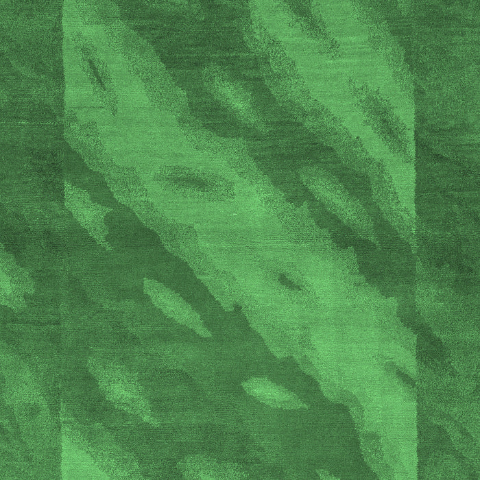 Machine Washable Animal Emerald Green Modern Area Rugs, wshabs3443emgrn