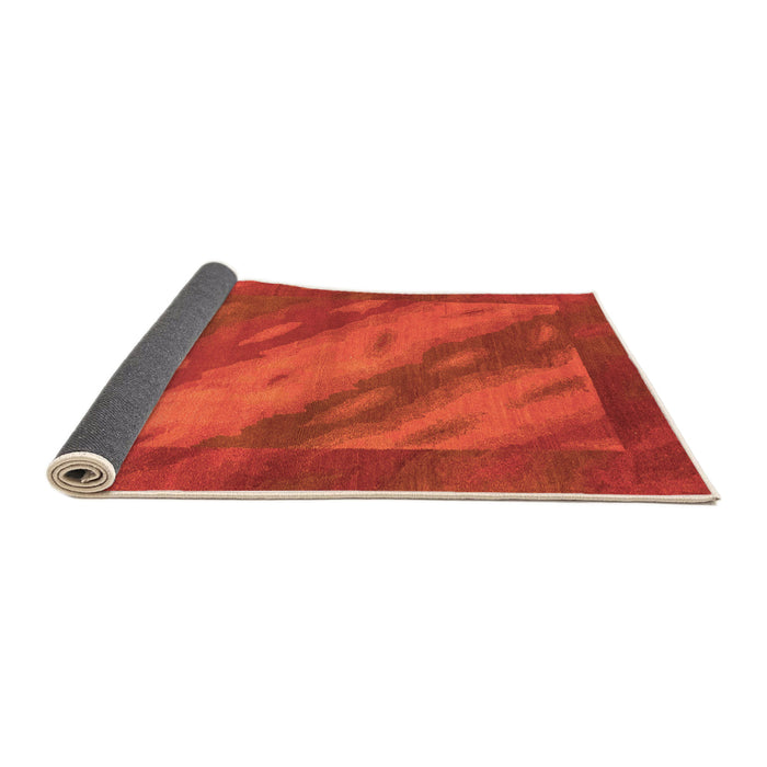 Sideview of Animal Orange Modern Rug, abs3443org