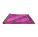 Sideview of Animal Purple Modern Rug, abs3443pur