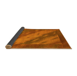 Sideview of Animal Yellow Modern Rug, abs3443yw