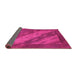 Sideview of Animal Pink Modern Rug, abs3443pnk