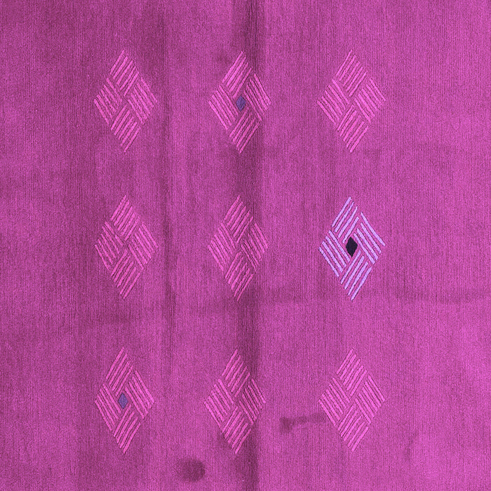 Square Abstract Purple Modern Rug, abs3444pur