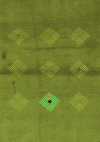 Abstract Green Modern Rug, abs3444grn