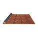 Sideview of Abstract Brown Modern Rug, abs3444brn