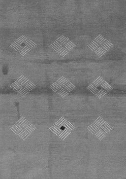 Abstract Gray Modern Rug, abs3444gry