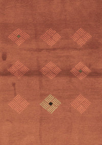 Abstract Brown Modern Rug, abs3444brn