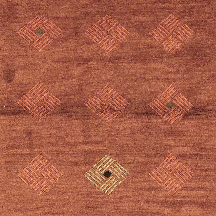 Abstract Brown Modern Rug, abs3444brn
