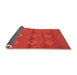 Sideview of Abstract Orange Modern Rug, abs3444org