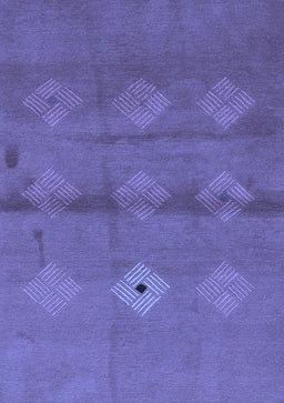 Abstract Blue Modern Rug, abs3444blu