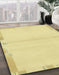 Machine Washable Abstract Chrome Gold Yellow Rug in a Family Room, wshabs3445