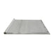 Sideview of Machine Washable Solid Gray Modern Rug, wshabs3445gry