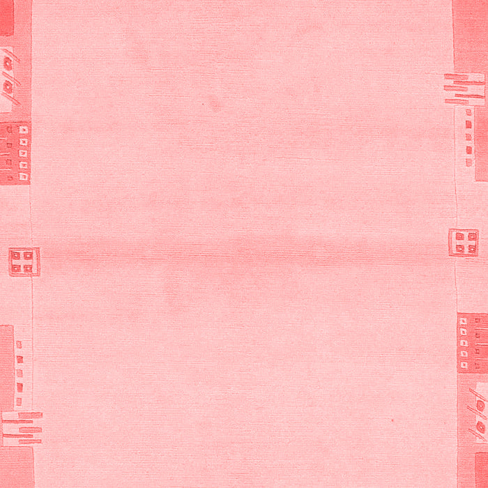 Machine Washable Solid Red Modern Rug, wshabs3445red