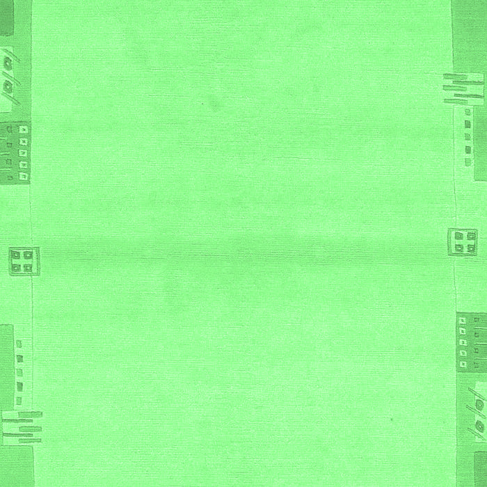 Machine Washable Solid Emerald Green Modern Area Rugs, wshabs3445emgrn