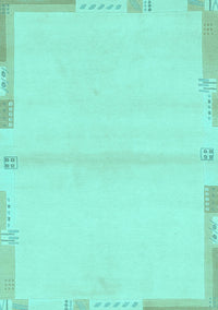 Solid Light Blue Modern Rug, abs3445lblu