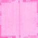 Square Solid Pink Modern Rug, abs3445pnk