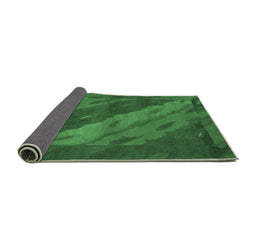 Sideview of Animal Emerald Green Modern Rug, abs3446emgrn