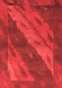 Animal Red Modern Rug, abs3446red