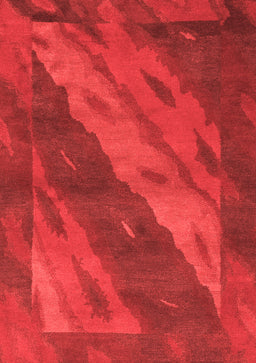 Animal Red Modern Area Rugs