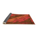 Sideview of Animal Orange Modern Rug, abs3446org