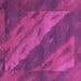 Square Machine Washable Animal Purple Modern Area Rugs, wshabs3446pur