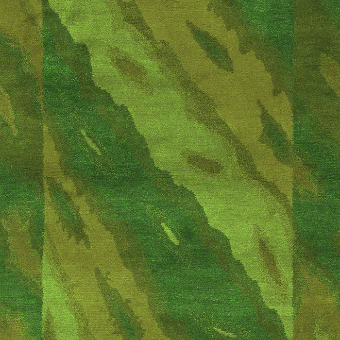 Machine Washable Animal Green Modern Area Rugs, wshabs3446grn